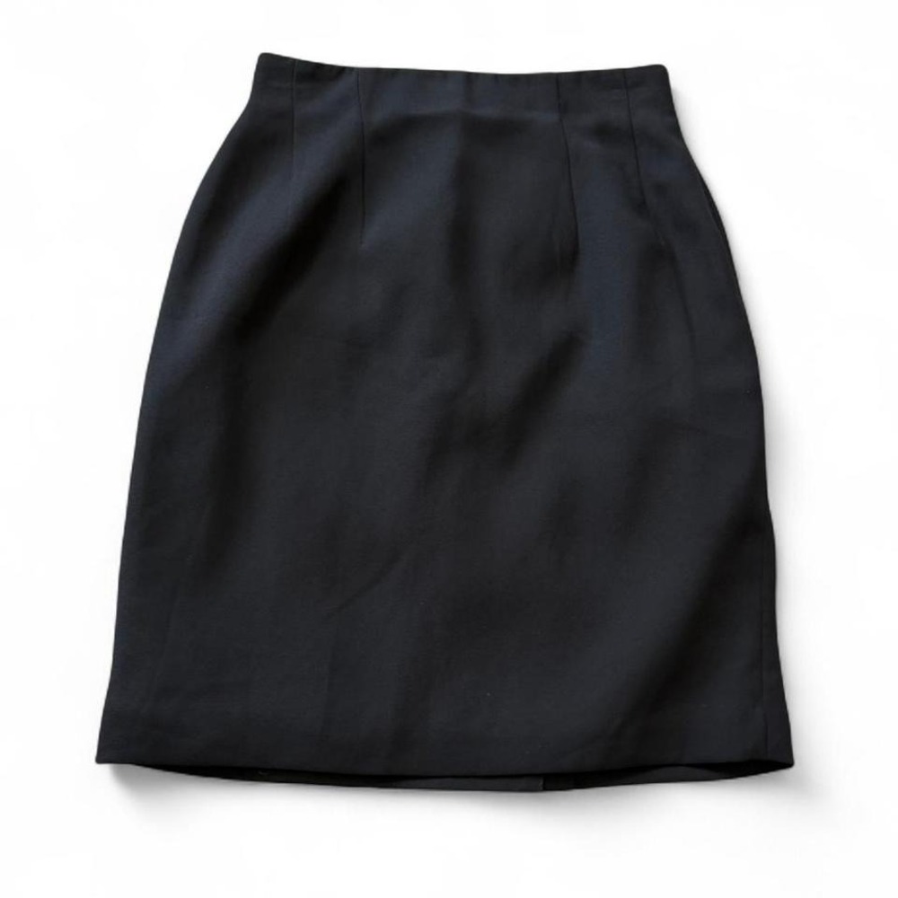 Vintage‎ 90s Chaus Black Pencil Skirt, Women's Size 6